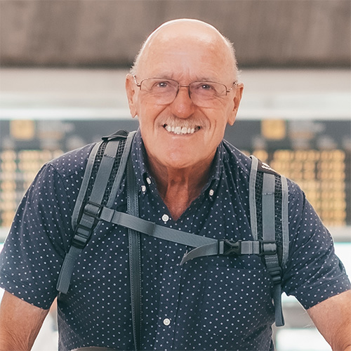 person smiling
