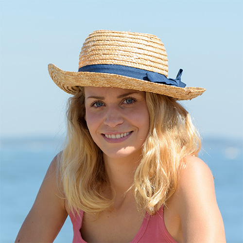 person smiling